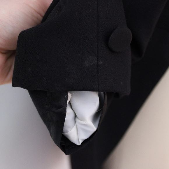 1970's 80's Lord West Black Pinstripe Tailcoat - Picture 3 of 9